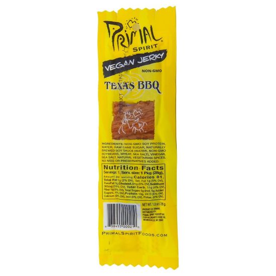 Picture of Primal Spirit Vegan Jerky Texas BBQ 28g