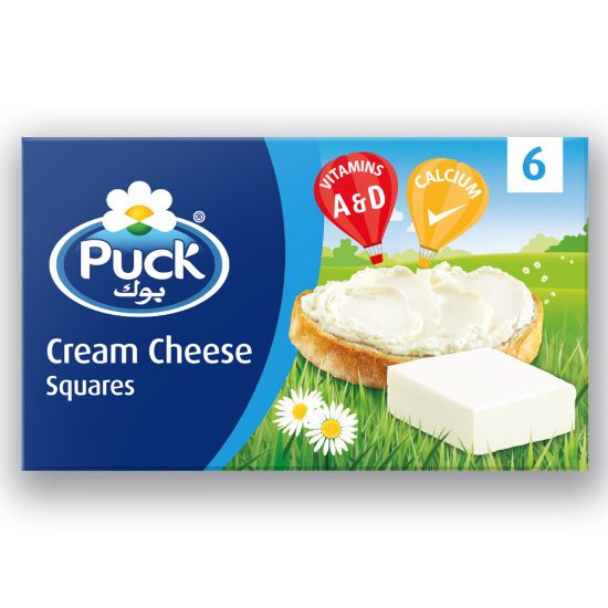 Picture of Puck Cream Cheese Squares 6 Portions 108g