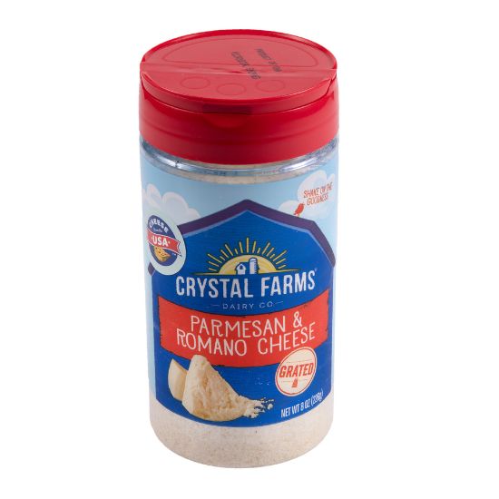 Picture of Crystal Farm Grated Parmesan & Romano Cheese 226g