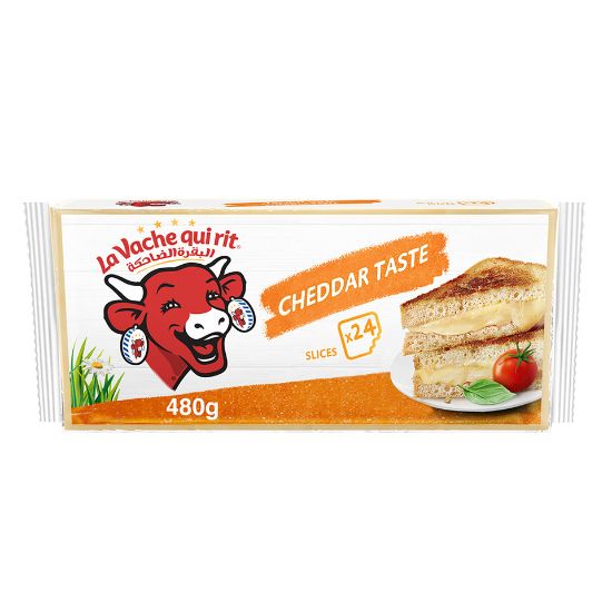 Picture of La Vache qui rit Cheddar Cheese Slices 24 Slices 480g