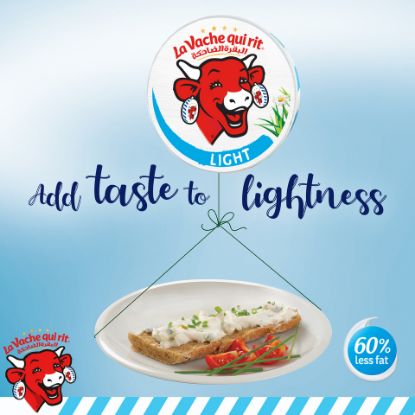 Picture of La Vache qui rit Light Spreadable Cheese Triangles 24 Portions 360g