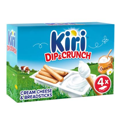 Picture of Kiri Dip & Crunch Cream Cheese and Breadstick Snack 4 Pieces 140g