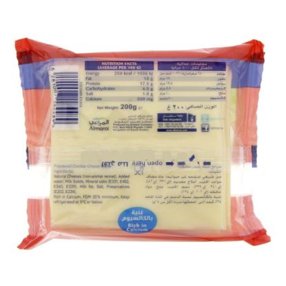 Picture of Almarai Cheese Slices Low Fat 200g