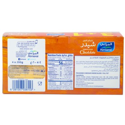 Picture of Almarai Cheddar Cheese Slices 4 x 200g