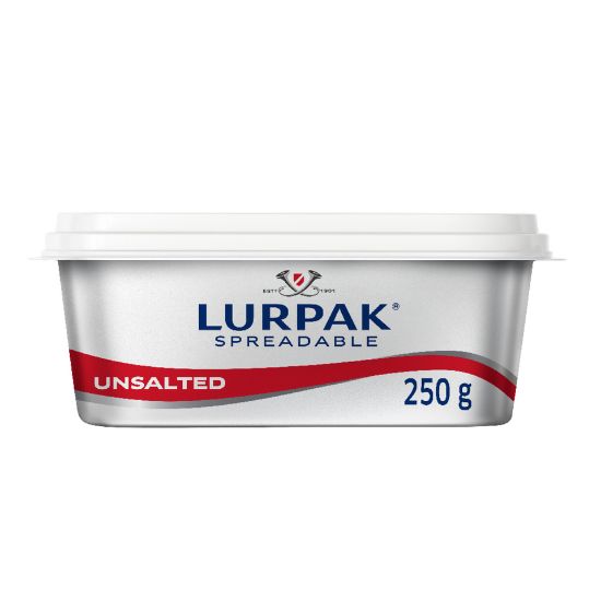 Picture of Lurpak Spreadable Butter Unsalted 250g