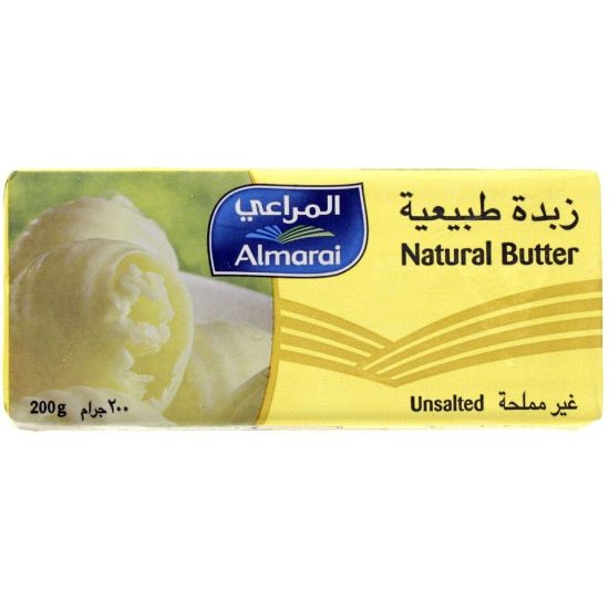 Picture of Almarai Natural Butter Unsalted 200g