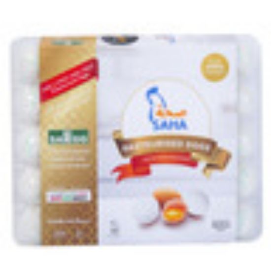 Picture of Saha Pasteurised White Eggs Medium 30pcs(N)