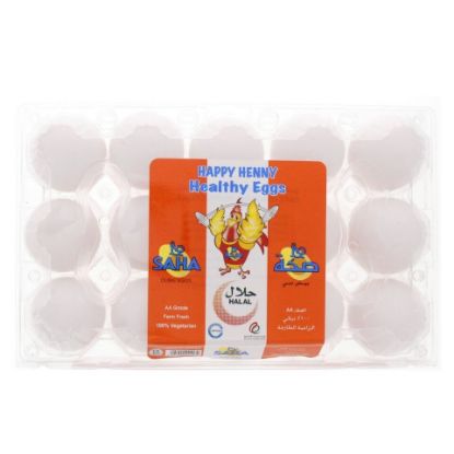 Picture of Saha White Eggs Large 15pcs(N)