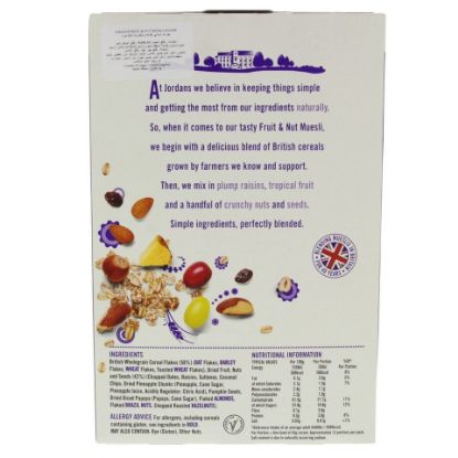 Picture of Jordan's Fruit & Nut Muesli 620g