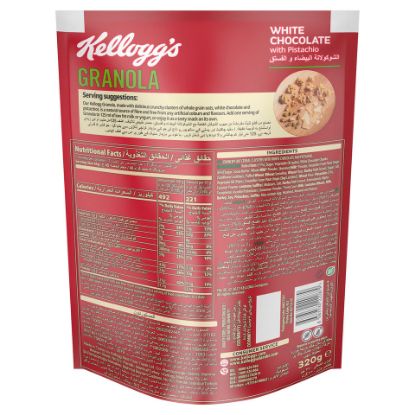 Picture of Kellogg's Granola White Chocolate With Pistachio 320g