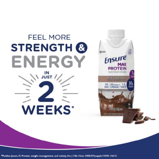 Picture of Ensure Max Protein Nutritional Shake Milk Chocolate 330ml(N)