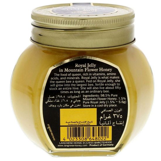 Picture of Langnese Royal Jelly In Mountain Flower Honey 375g(N)