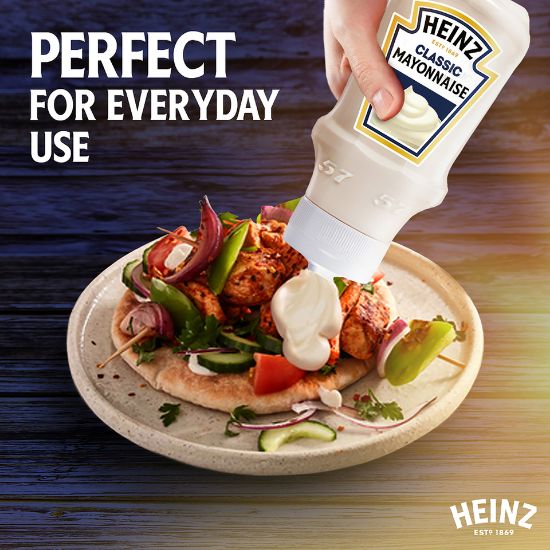 Picture of Heinz Creamy Classic Mayonnaise Top Down Squeezy Bottle 400ml