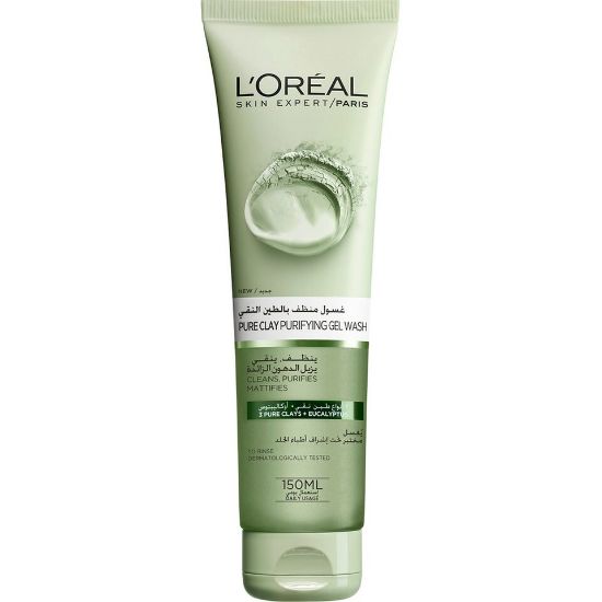 Picture of L'Oreal Paris Skin Care Pure Clay Cleanser Green Purifies & Matifies 150ml