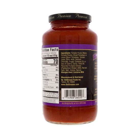 Picture of Del Grosso Onion & Garlic Tomatoes Pasta Sauce 680g