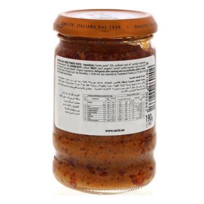 Picture of Sacla Organic Tomato Pesto 190g