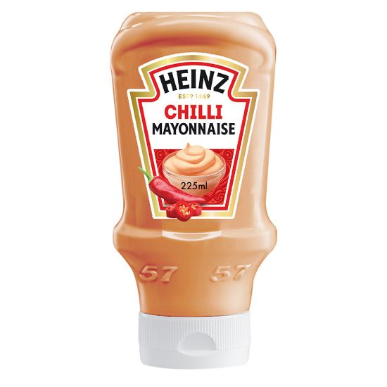 Picture of Heinz Fiery Chili Mayonnaise Top Down Squeezy Bottle 225ml