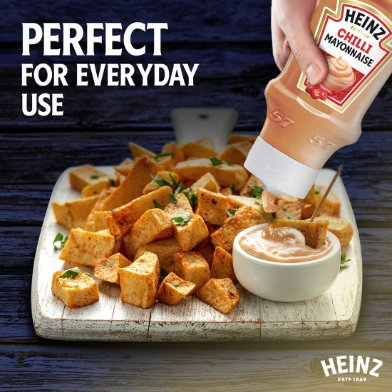 Picture of Heinz Fiery Chili Mayonnaise Top Down Squeezy Bottle 225ml