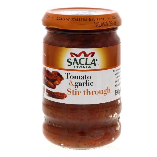 Picture of Sacla Tomato & Garlic Stir Through 190g