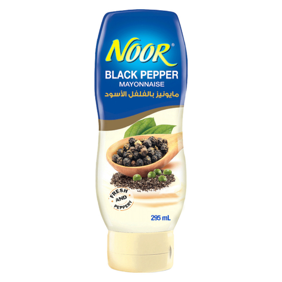 Picture of Noor Mayonnaise Black Pepper Squeeze 295ml