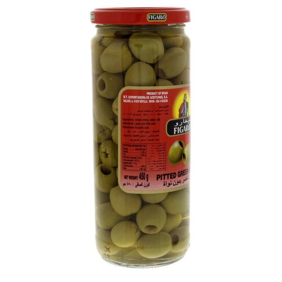 Picture of Figaro Pitted Green Olives 212g