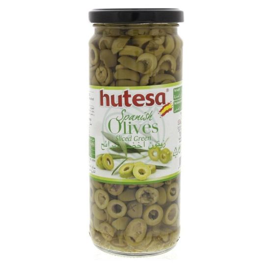 Picture of Hutesa Spanish Olives Sliced Green 230g