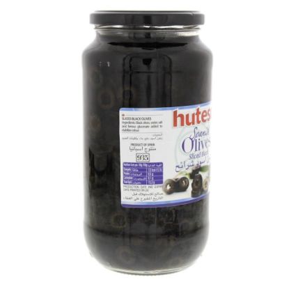 Picture of Hutesa Spanish Black Olives Sliced 450g