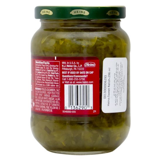 Picture of Heinz Sweet Relish 296ml