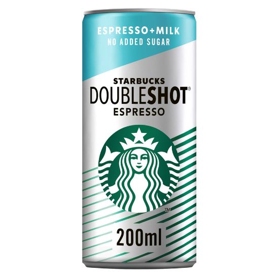 Picture of Starbucks Doubleshot No Added Sugar Coffee Drink 200ml