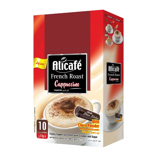 Picture of Alicafe French Roast Cappuccino 10 x 13g