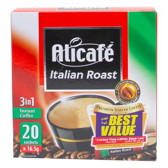 Picture of Alicafe Italian Roast 3 In 1 Instant Coffee 20 x 16.5g