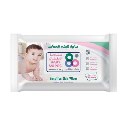 Picture of Momeasy Sensitive Skin Baby Wipes 80 pcs