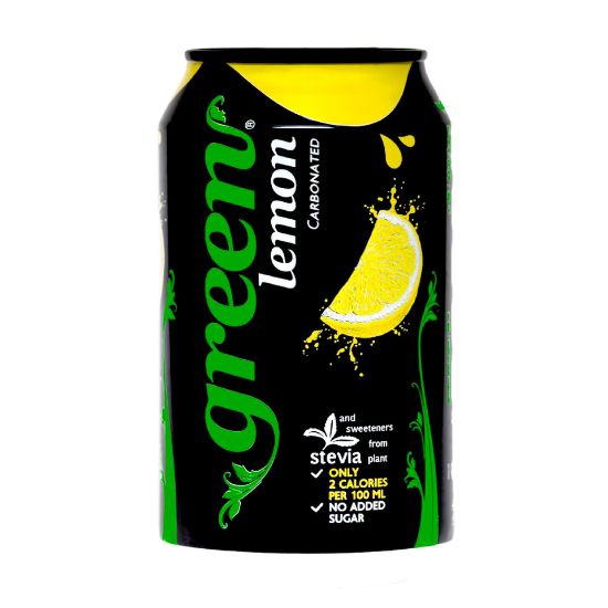 Picture of Green Cola Carbonated Lemon 330ml(N)