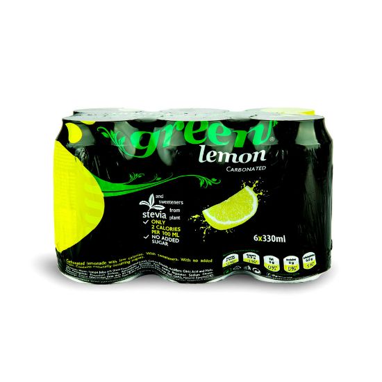 Picture of Green Cola Carbonated Lemon 330ml(N)