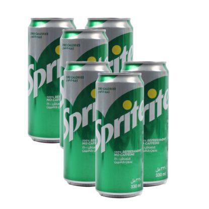 Picture of Sprite Can Zero 6 x 330ml(N)