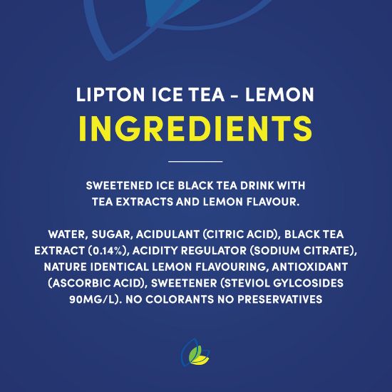 Picture of Lipton Lemon Ice Tea Non-Carbonated Refreshing Drink 320ml(N)