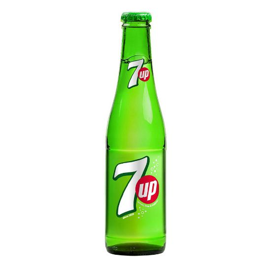 Picture of 7UP Carbonated Soft Drink Glass Bottle 250ml(N)