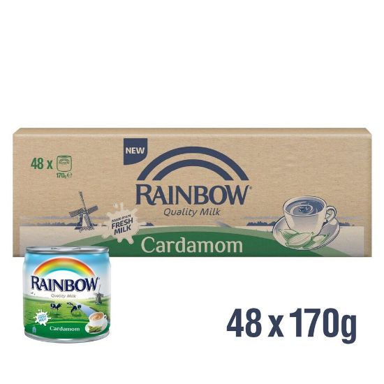 Picture of Rainbow Cardamom Evaporated Milk 48 x 170g(N)