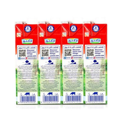 Picture of Lacnor Full Cream Milk Value Pack 4 x 1Litre(N)