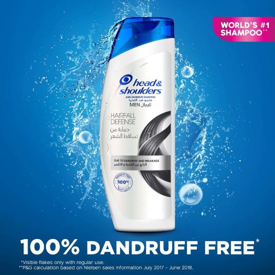 Picture of Head & Shoulders Hairfall Defense Anti-Dandruff Shampoo For Men 400ml