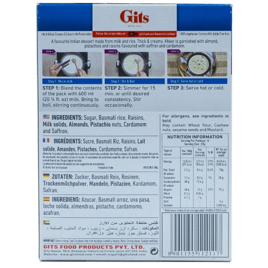 Picture of Gits Basmati Rice Kheer 100g(N)