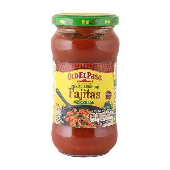 Picture of Old El Paso Cooking Sauce For Fajitas Smoky BBQ 340g(N)