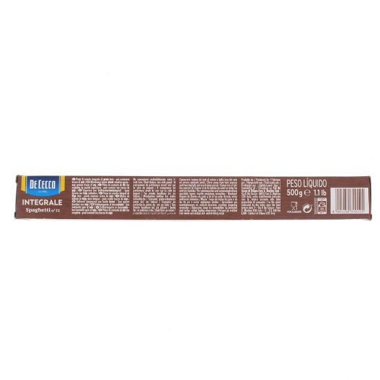 Picture of De Cecco Integrale Spaghetti n°12 500g(N)