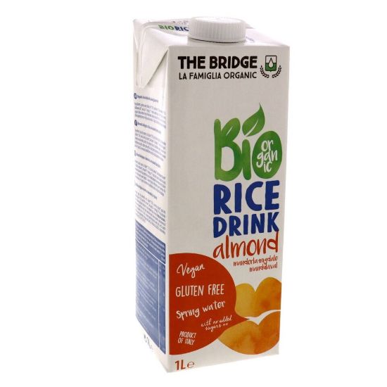 Picture of The Bridge Organic Rice Drink With Almond 1Litre