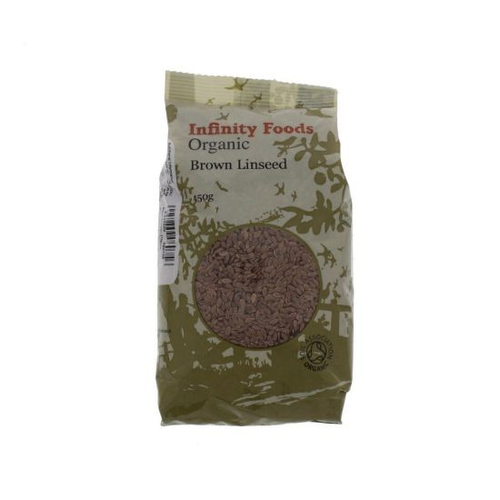 Picture of Infinity Foods Organic Brown Linseeds 450g