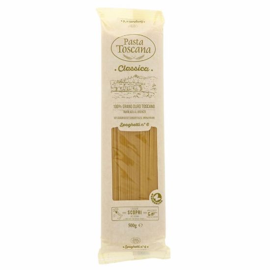 Picture of Pasta Toscana Spaghetti No.6 100% Durum Wheat Semolina Pasta 500g(N)