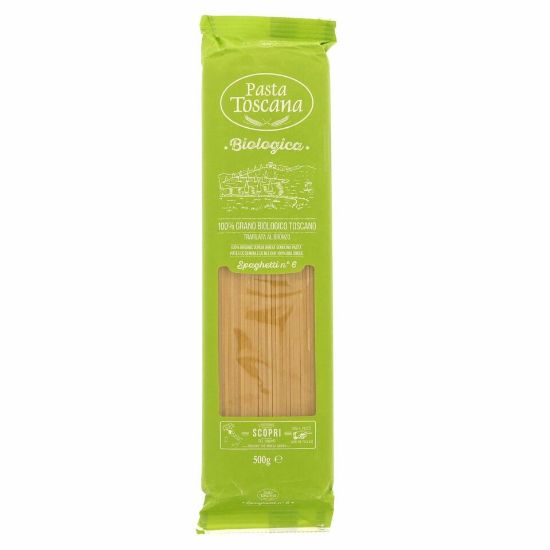 Picture of Pasta Toscana Spaghetti No.6 100% Organic Durum Wheat Semolina Pasta 500g(N)