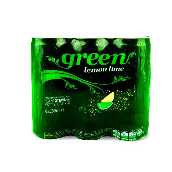 Picture of Green Cola Drink Lemon Lime 330ml(N)