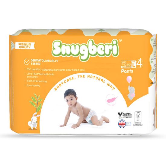 Picture of Snugberi Baby Diaper Pants Size 4, Large 7-12kg 24pcs