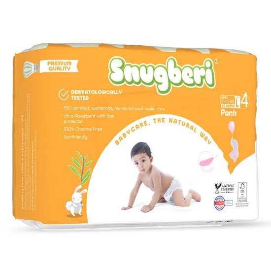 Picture of Snugberi Baby Diaper Pants Size 4, Large 7-12kg 24pcs